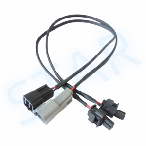 ขั้วต่อยานยนต์แบบ2ขาสายไฟ02977763กับสายรัด0349002120ชนิด18AWG gxl - Product Image 1