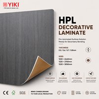 Plaque stratifiée HPL avec surface à grain de bois pour armoires de cuisine, meubles de bureau et panneaux muraux intérieurs