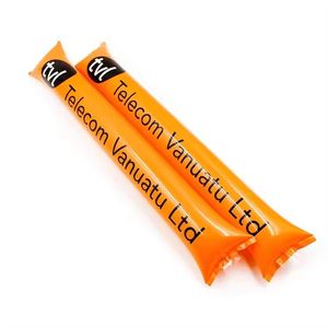 Heetverkopende op maat gemaakte draagbare opblaasbare plastic donderstokken, waterdichte geluidsmakers van PVC-ballon - Product Image 3