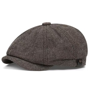 8 패널 Peaky 남성용 베레모 모자 뉴스 보이 아이비 모자 여러 색상 - Product Image 2