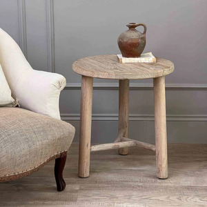Wooden Side Table Eco Friendly Solid Timber End Table Handmade Modern Contemporary Home Decor Residential Use Kamal Arts - Product Image 1