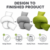 Coussin décoratif Green Know, fabrication directe d'usine, coussin décoratif personnalisé, OEM ODM, coussin à personnage avec impression et broderie