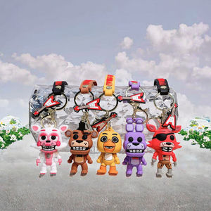 Vente en gros de nouveau mutant animal dessin animé ours en peluche sac à dos pendentif voiture d'horreur porte-clés en plastique caoutchouc transfrontalier - Product Image 3