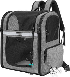 Muestra Gratis de Transportadora para Perros/Caseta para Gatos, Transportadora Grande para Gatos de 9 a 11 kg/Bolsa de Transporte para Mascotas con Laterales Blandos para Viajes en Auto, para Cachorros de 7 kg/Abertura Superior - Product Image 1