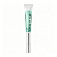 Crema para Ojos con PDRN y Aplicador Vibrador para Ojos Hinchados, Ojeras y Bolsas Debajo de los Ojos, Reafirmante y Antiarrugas con Colágeno PDRN