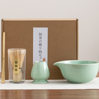 Kit d'accessoires pour le Matcha de Geling OEM Tool 2025 Hot Selling Handmade Matcha Chawan Bowl with Bec