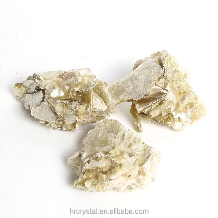 Natural Raw Crystals Specimen Irregular Rough Gold Phlogopite Mica Crystal Rough Specimen