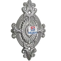 Clôtures de portes en fer forgé personnalisées estampillées artistiquement éléments floraux carrés auvents aériens d'escalier faits pression de la nature