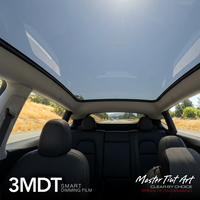 Película Inteligente para Control de Atenuación M9 MT35, Negra 3MDT, Tinte Inteligente, 89% de Rechazo de Calor, 100% de Protección UV, Autoregenerable, para Tesla Model