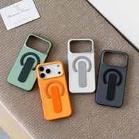 Coques de téléphone personnalisées antichoc 2 en 1 avec support, couleurs mélangées, pour iPhone 12 13 15 16 17 Pro Max