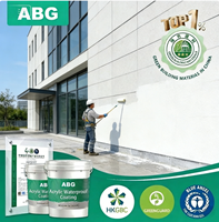 Revêtement acrylique imperméable à texture granitique compatible avec le métal pour les applications de toiture métallique et de carrelage mural - Écologique et durable