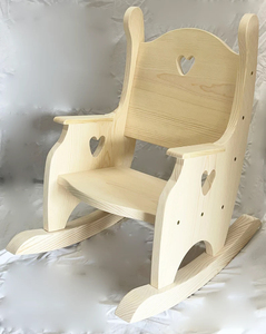 Fauteuil à bascule en bois durable pour enfants, idéal pour l'école, la maternelle, la chambre et la ferme - Product Image 5