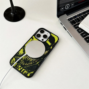 Funda magnética IMD para teléfono móvil con diseño de Spiderman de dibujos animados, a la última moda, para iPhone 11 12 13 14 15 16E 17 Pro Max. - Product Image 5