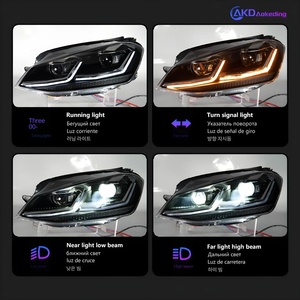 2013 2017 Golf 7 MK7 Phụ kiện tự động điều kiện mới Led Đèn Pha DRL tín hiệu máy chiếu ống kính 8000K cắm chơi xe phía trước - Product Image 3