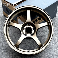 Jantes en alliage d'aluminium forgé ZFAN TE37 SL 13-20 pouces 4x100 5x112 5x114.3 5x120 Neuves pour M3 BRZ Type R