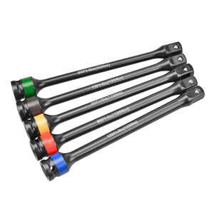 Clautool bán buôn 10 cái 1/2 "ổ đĩa mô-men xoắn hạn chế mở rộng Thanh dính màu mỏng mã hóa tường sâu tác động ổ cắm thiết lập - Product Image 3