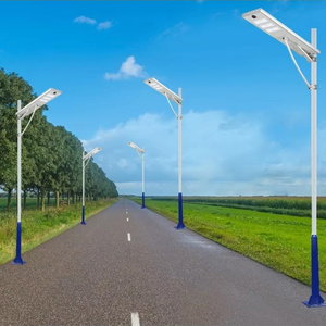 Mô hình bán chạy nhất cổ điển 300W 400W 500W nhôm Led đèn đường năng lượng mặt trời với pin tích hợp - Product Image 6