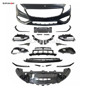 Kit de falda lateral de alerón de parachoques trasero delantero SUPUMAN para <span class=keywords><strong>Mercedes</strong></span> <span class=keywords><strong>Clase</strong></span> <span class=keywords><strong>C</strong></span> w176 kit de carrocería A45 AMG estilo Accesorios 2013-2018 - Product Image 2