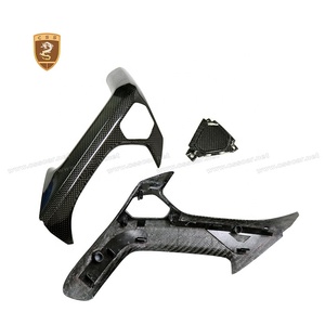 Cubierta de Manija Interior de Puerta de Fibra de Carbono Forjada para Lamborghini Huracan LP610 LP580 2014-2017 (LHD), Repuesto - Product Image 4