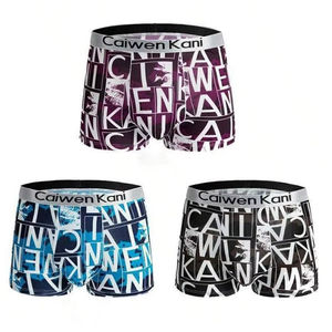 Boxer Uomo a Vita Media in Maglia 100% Poliestere Traspirante Micro-Stretch con Logo Stampato in Vita - Product Image 1