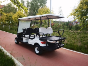 Carrito de Golf de 48V con 5-6 Asientos, Chasis de Acero, Batería de Plomo-Ácido, Faros LED y Toldo, Nuevo Diseño, Gran Descuento, Precio Bajo - Product Image 2