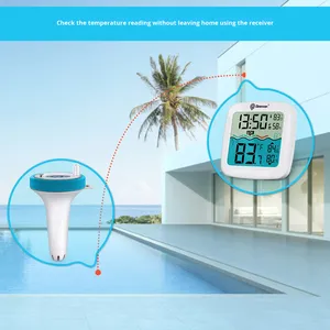 흰색 수영장 온도계 특수 측정 온도 플로팅 전자식 실내 수영장 어항 무선 - Product Image 2