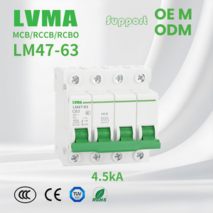 Миниатюрный автоматический выключатель LM 4.5kA, модульный Din-рейка 1P 2P 3P 4P 1A 2A 3A 4A 6A 6A 10A 16A 20A 25A 32A 40A 50A 63A 80A 100A 125A - Product Image 4