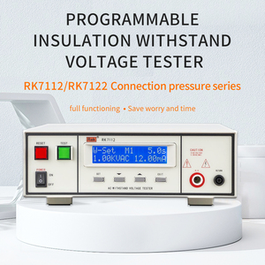เครื่องทดสอบ Hipot 5kV 12mA แบบตั้งโปรแกรมได้ รองรับแรงดันไฟฟ้า พร้อมอินเทอร์เฟซ PLC รับประกัน 1 ปี - Product Image 5
