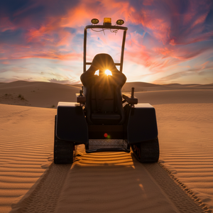 Fauteuil roulant tout-terrain à chenilles en caoutchouc triangulaires, à <span class=keywords><strong>essence</strong></span> ou électrique - Product Image 3