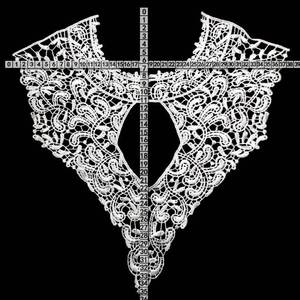 Dentelle Guipure Noire Venise à Col Papillon avec Applique Broderie pour Vêtements et Fournitures de <span class=keywords><strong>Couture</strong></span> L12 - Product Image 6