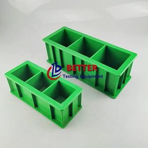 Moule en cube de test en plastique, moule/moule en cube de ciment compresseur à trois canaux, béton - Product Image 4