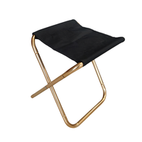 Tabouret pliant extérieur en alliage d'aluminium chaise de pêche Portable voyage chaise de plage Train tabouret pliant
