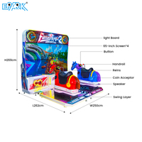 Fantasy Knight, simulateur de course de chevaux pour 2 joueurs, machine de jeu d'arcade commerciale pour centre commercial, centre de divertissement
