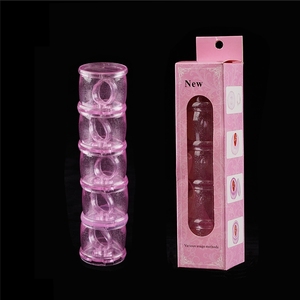 Soporte de exhibición con forma de bambú para puntas de uñas, base de entrenamiento DIY para manicura y arte de uñas - Product Image 5