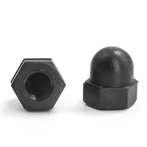 Écrous à tête hexagonale en nylon, écrous en plastique noir et blanc pour vis et boulons M3 M4 M5 M6 M12 M14 M16 M18 M20 métriques - Product Image 2
