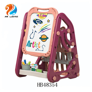 New Magnetic viết <span class=keywords><strong>Board</strong></span> nghệ thuật giá vẽ cho trẻ em nhựa đồ chơi đa chức năng kệ sách bảng vẽ - Product Image 5