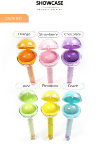 MLM customizable Fruit Flavored Lollipop <b>Lip</b> Balm Ball, Magic Color Change <b>Lip</b> Oil, Watery Moisturizing <b>Lip</b> Care <b>lip</b> gloss - Product Image 5