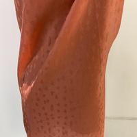 Matériau de robe en tissu Imitation soie, vinyle, acide acétique, liène à manches longues