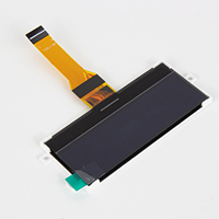 Pantalla LCD Gráfica STN de 2.7" 256x64 con Controlador ST75256, COG, Temperatura de Funcionamiento de -10C a +60C, Pantalla Negativa Blanca y Negra, Teléfono Industrial