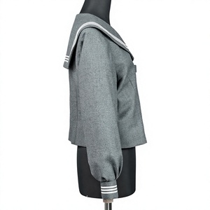 Conjunto de Uniforme Escolar Unisex Personalizado, Ligero, de Mezcla de Algodón, Ropa Académica Clásica para Uso Diario, Duradera - Product Image 3