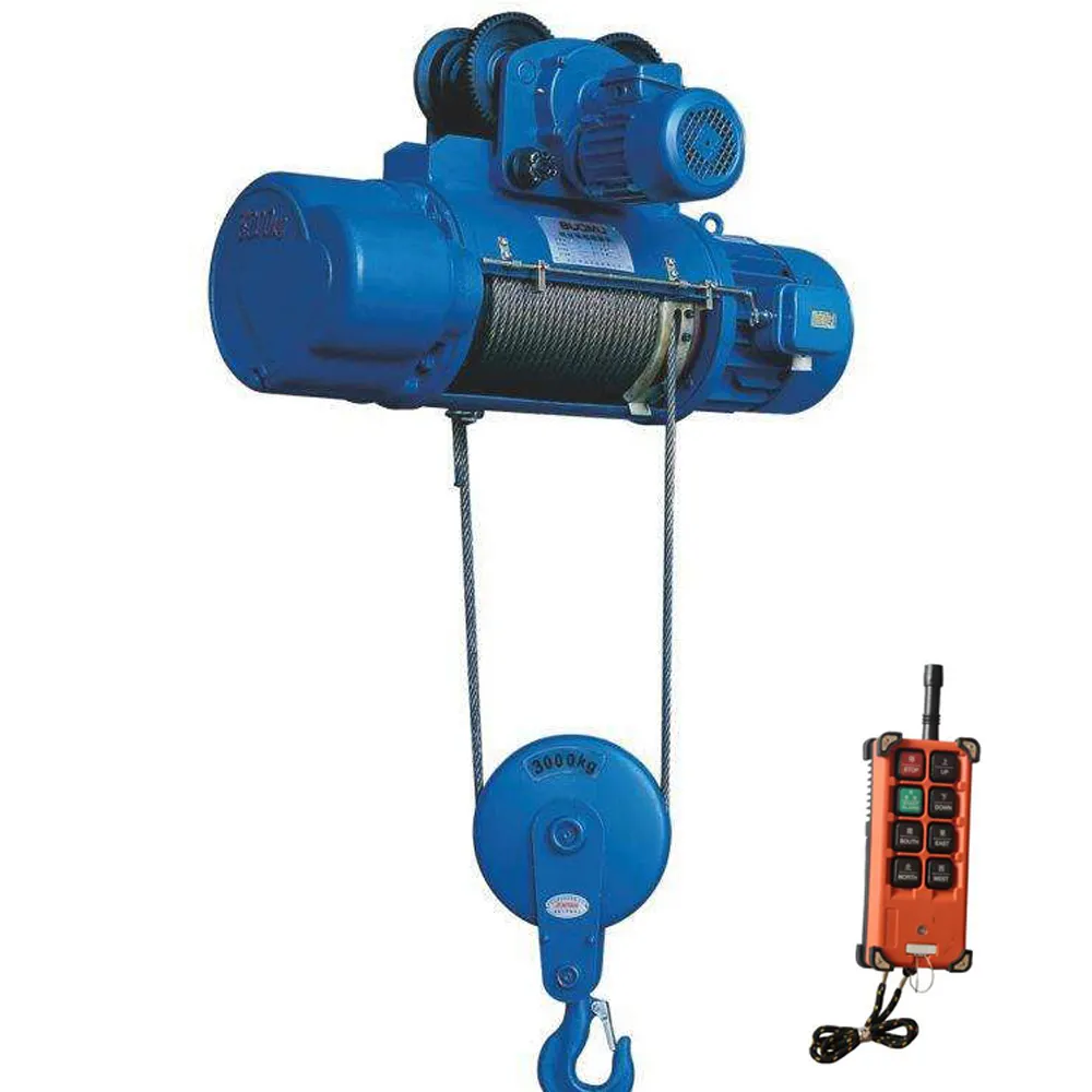 1 tấn 2 tấn 3 tấn 5 tấn 10 tấn 16 tấn CD/MD loại điện Wire Rope hoist cho bán