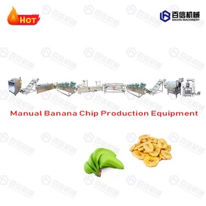 Línea completa de producción de patatas fritas de plátano Línea de producción de aperitivos de plátano Chips de plátano Línea para freír patatas fritas - Product Image 5