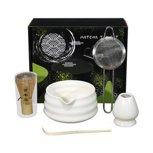 Japanese Matcha Blender Set with Bamboo Whisk Matcha Brush Teaspoon Kiln for Beverage Shop <strong>DIY</strong> Tea-Making Tools - Product Image 6
