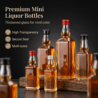 Bouteille en verre personnalisée de 200 ml, 500 ml, 375 ml, vente en gros de bouteilles de rhum, de whisky, de liqueur, de gin, de vin, de spiritueux, de vodka