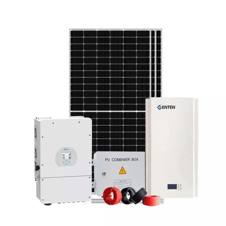 New electricity generation full smart set kit 3kw 5kw 5k 300W 500w 1000W complete home hybrid solar panels system