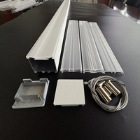 Lentille LED linéaire personnalisée en PMMA avec diffuseur prismatique pour l'éclairage de vente au détail, les étagères et l'éclairage architectural