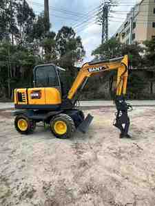 Miniexcavadora Sany Usada de Alta Calidad, Modelo SY55, 5.5 Toneladas, Motor, Caja de Cambios, Bomba PLC, Rodamientos, Componentes Principales, Stock en China, CE - Product Image 2