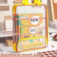 Sac de rangement multifonctionnel en nylon avec fermeture éclair, personnalisé en usine, vente en gros, pour l'organisation des fournitures scolaires et de bureau