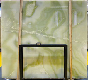 Đá Tự Nhiên Ốp Tường Đá Cẩm Thạch Nền Onyx Phiến Giá Trong Mờ Màu Xanh Lá Cây Onyx Tấm - Product Image 4