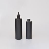 Capsules à vis en plastique HDPE de forme cylindrique pour flacons cosmétiques, couleurs personnalisables, type de scellement par sérigraphie, 10-50 ml